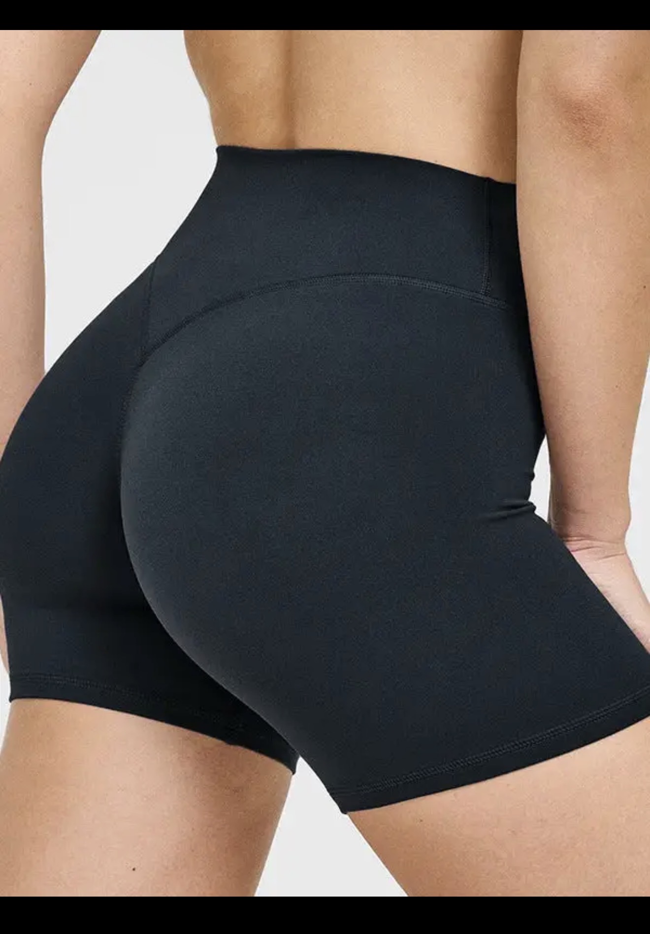 High-Waisted Butt-Lift Yoga Shorts